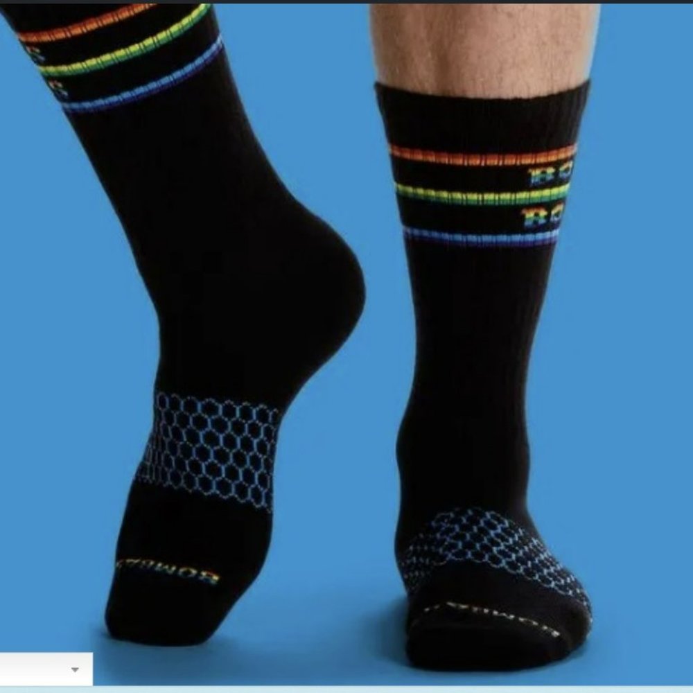 Bombas Calf-High Socks in Medium 7 pairs- new